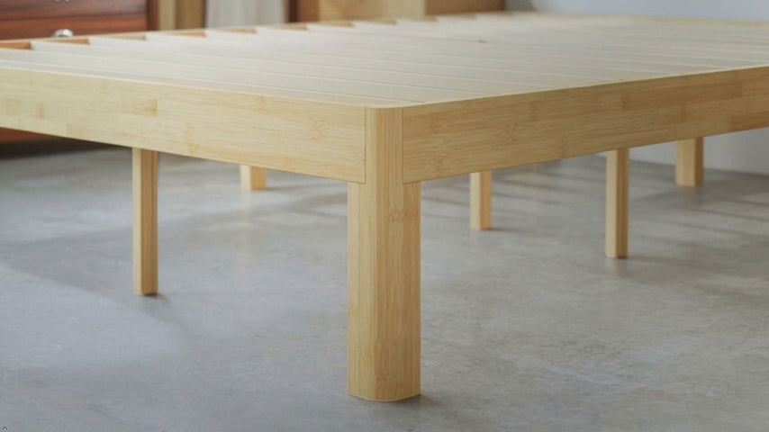 Origin - Natural Bamboo Platform Bed Frame | Headboardless